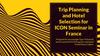 Trip Planning and Hotel Selection for ICON Seminar in France