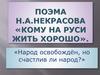 Поэма Н.А. Некрасова «Кому на Руси жить хорошо»