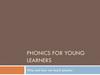 Phonics for young learners