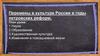 Перемены в культуре России в годы петровских реформ