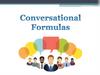 Conversational formulas