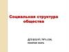 Социальная структура общества