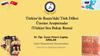 Türkiye’de Rusya’daki Türk Dilleri Üzerine Araştırmalar (Türkiye’den Bakış: Rusya)
