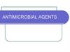 Antimicrobial agents