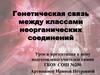 Генетическая связь между классами неорганических соединений