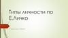 Типы личности по Е. Личко