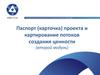 Паспорт (карточка) проекта и картирование потоков создания ценности (второй модуль)