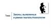Законы, выявленные в рамках гештальтпсихологии