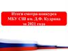 Итоги смотра-конкурса МБУ СШ им. Д.Ф. Кудрина за 2021 года