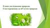 Етапи дослідження природи. Спостереження за об'єктом природи