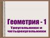 Треугольники и четырехугольники