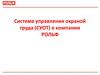 Система управления охраной труда (СУОТ) в компании Рольф
