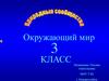 Своя игра. Природные сообщества. Окружающий мир. 3 класс
