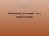 Животный организм и его особенности