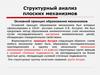Структурный анализ механизмов