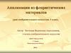 Аппликация из флористических материалов. Урок изобразительного искусства, 5 класс