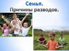 Семья. Причина разводов