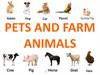 Pets and farm animals