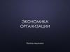 Экономика организации. Ресурсы предприятия