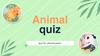 Animal quiz
