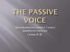 The Passive voice