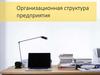 Организационная структура предприятия