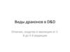 Виды драконов в D&D. Отличия, сходства и эволюция от 1й до 5-й редакции