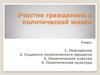 Участие гражданина в политической жизни