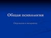 Ощущения и восприятие