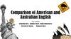 Comparison of American and Australian English