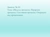 Модель процесса. Иерархия процесса. Состояния процесса. Операции над процессами