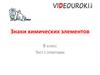 Знаки химических элементов. 8 класс. Тест с ответами