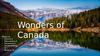 Wonders of Canada