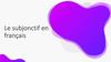 Le subjonctif en français