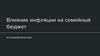 Влияние инфляции на семейный бюджет