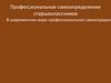 Профессиональное самоопределение старшеклассников. В современном мире профессиональное самоопределение