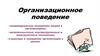 Организационное поведение. Лекция 2