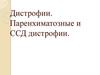 Дистрофии. Паренхиматозные и ССД дистрофии