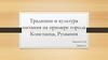 Традиции и культура питания на примере города Констанца, Румыния