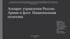 Аппарат управления России. Армия и флот. Национальная политика