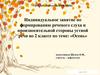 Индивидуальное занятие по формированию речевого слуха и произносительной стороны устной речи во 2 классе по теме: «Осень»