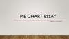 Pie chart essay Pie chart essay