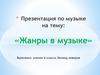 Жанры в музыке