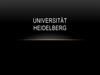 Universität Heidelberg
