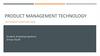 Product management technology
