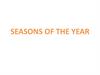 Seasons of the year