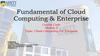 Cloud Computing For Everyone. Module 2. Cloud Computing for the Corporation