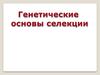 Генетические основы селекции