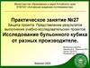Исследование бульонного кубика от разных производителей