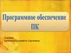 ПО (программным обеспечением) - совокупность программ, предназначенная для решения задач на ПК
